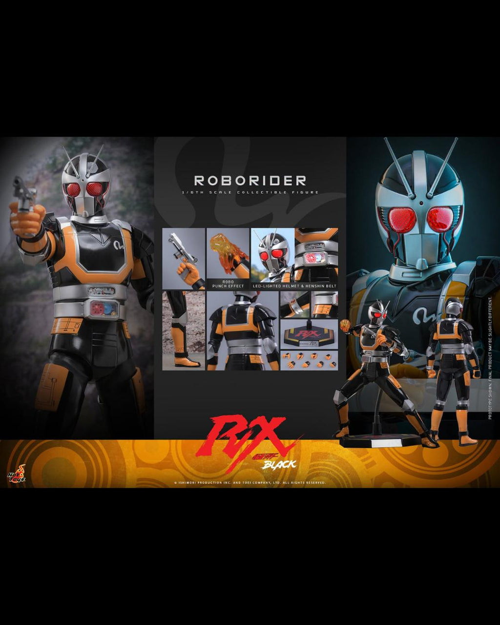 Hot Toys TMS181 1/6 Kamen Rider Black RX - RoboRider