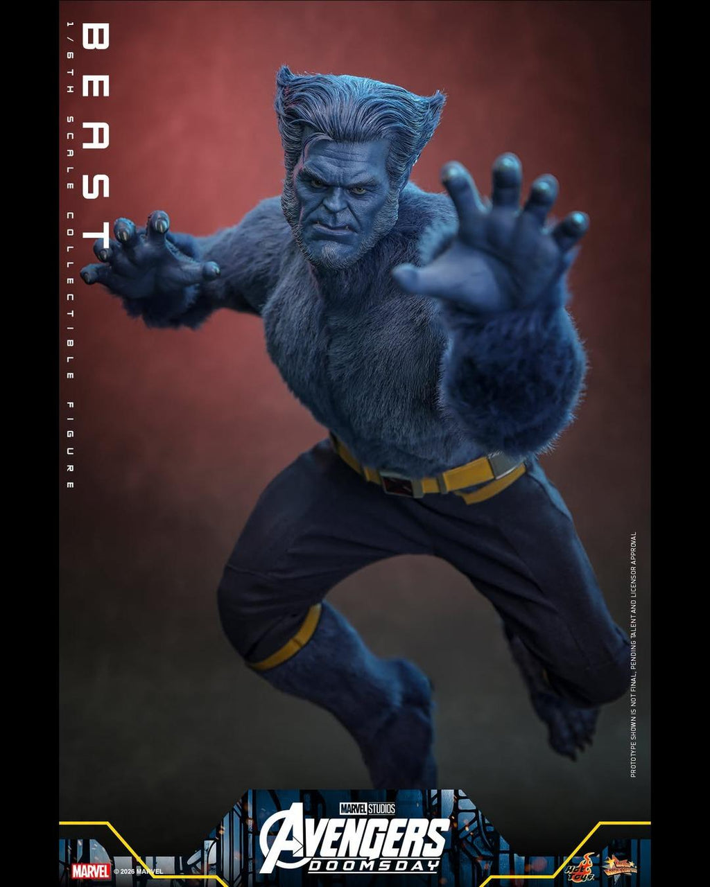 Hot Toys MMS920 1/6 Avengers Doomsday : Beast (Regular Ver.)
