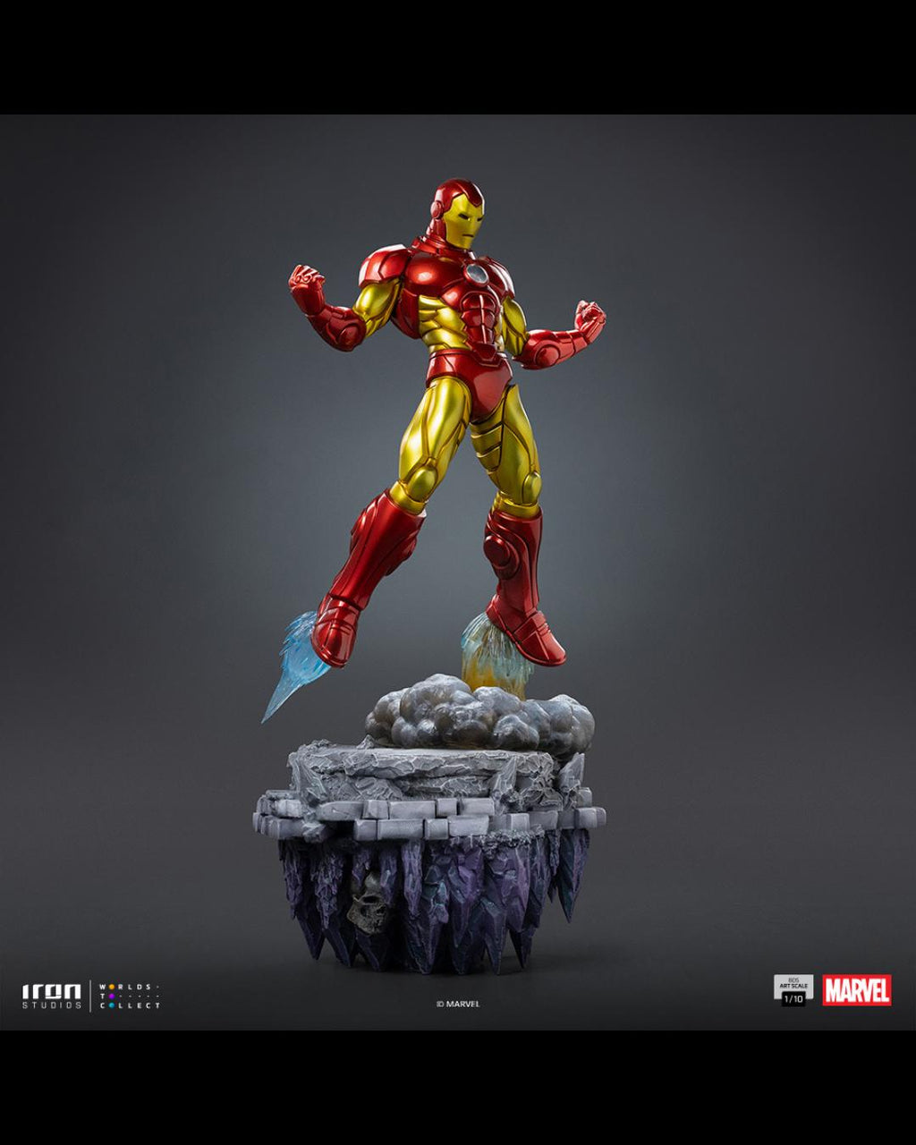 Iron Studios BDS Art Scale 1/10 Marvel Comics Iron Man (Infinity Gauntlet Diorama)