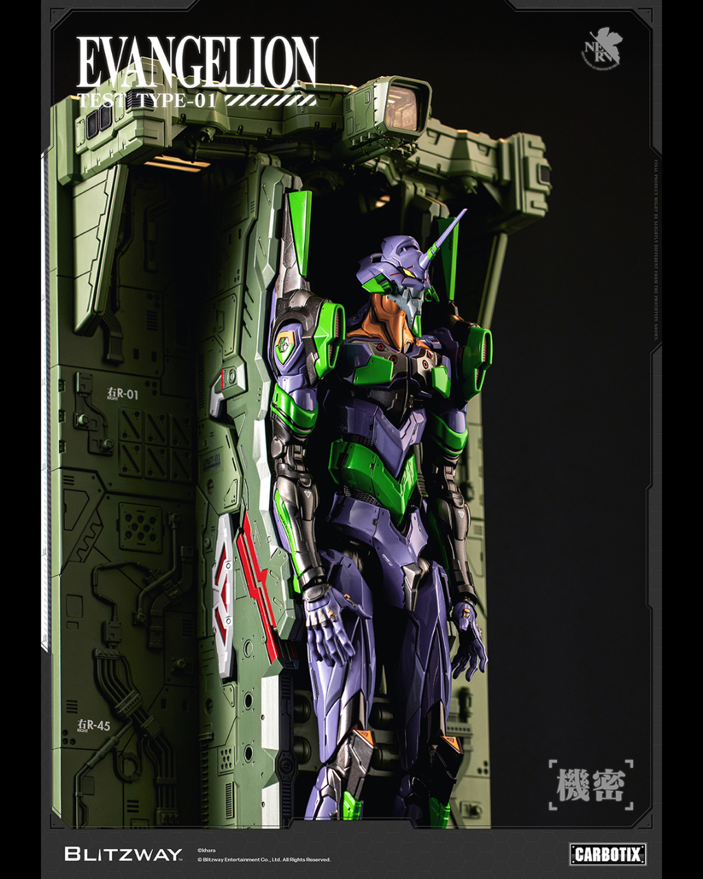 BLITZWAY BW-CA-11802 Carbotix Evangelion Unit-01 Test Type (DX Ver.)