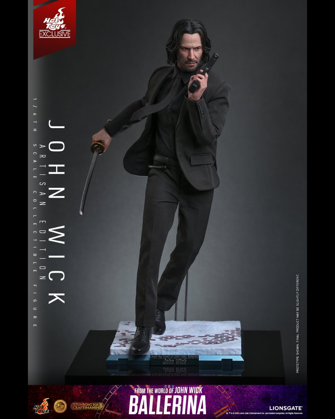 Hot Toys MMS864AE 1/6 Ballerina : John Wick (Artisan Edition)