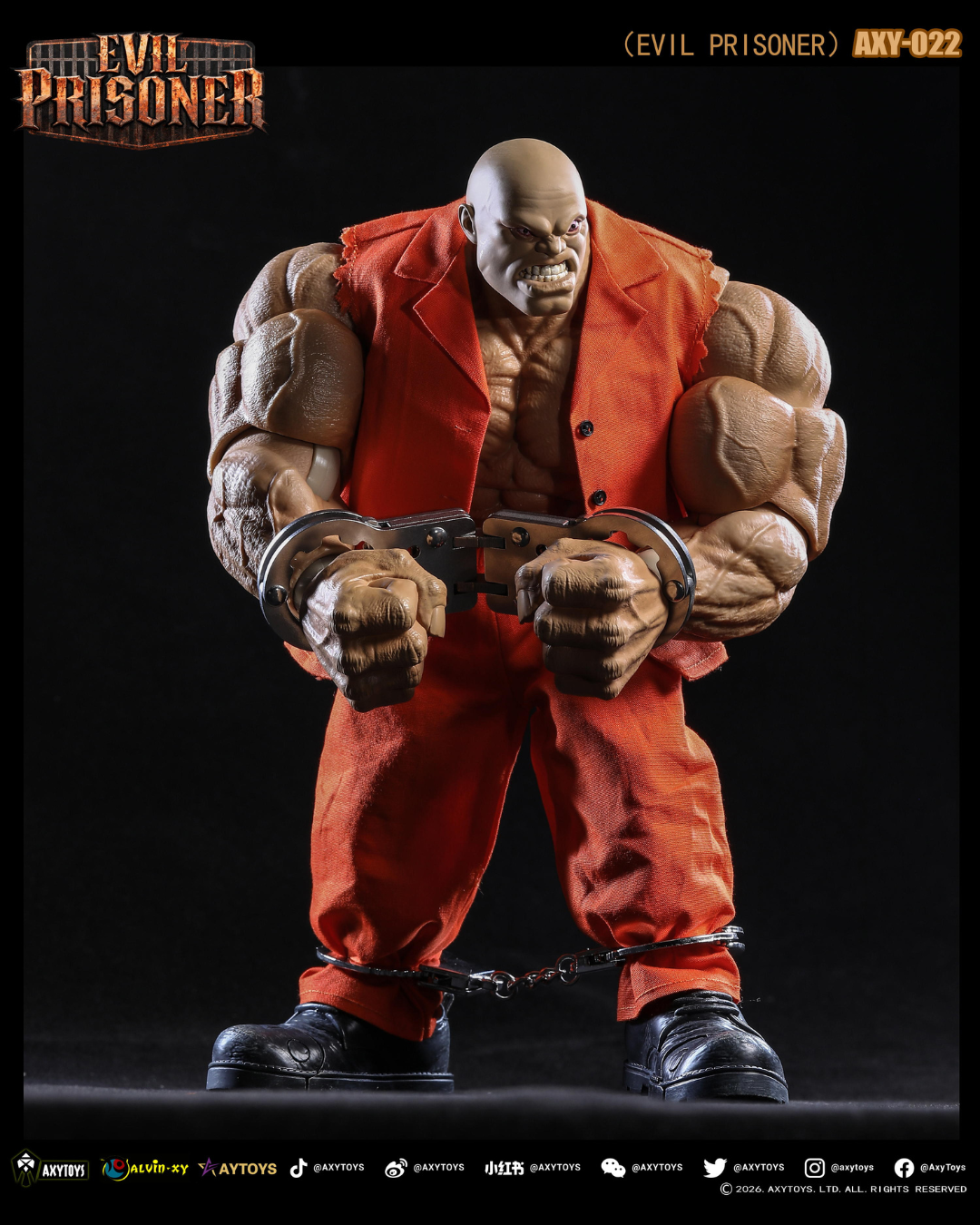 AXYTOYS AXY-022 1/12 Evil Prisoner (Yellow Skin)