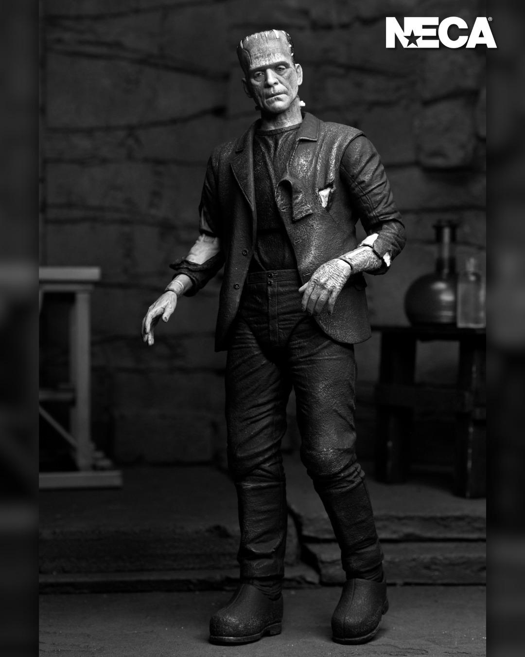 NECA 7" Universal Monsters Ultimate Frankenstein's Monster (Black & White)
