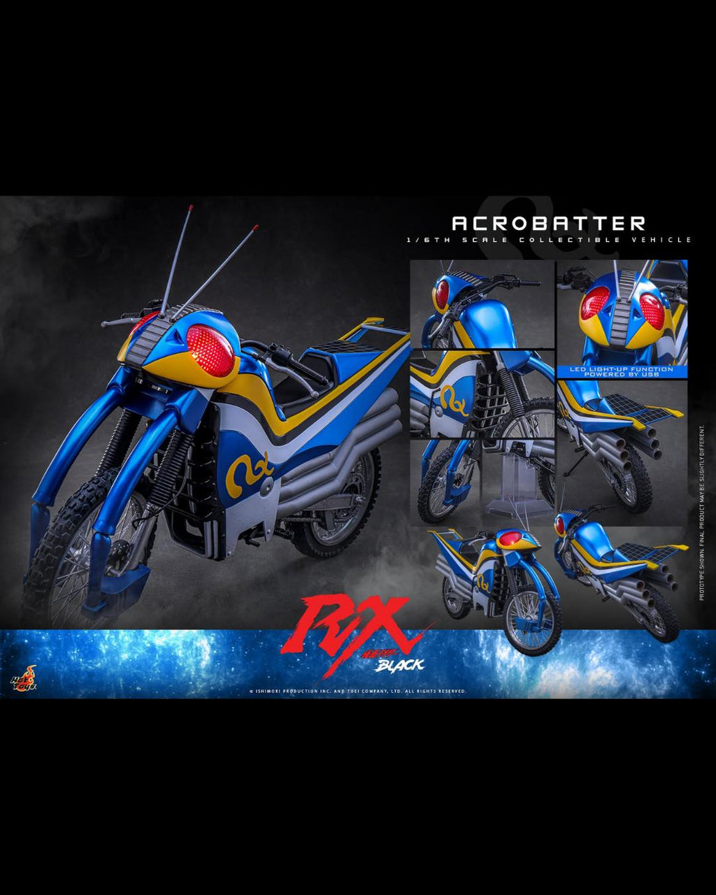 Hot Toys TMS182 1/6 Kamen Rider Black RX - Acrobatter