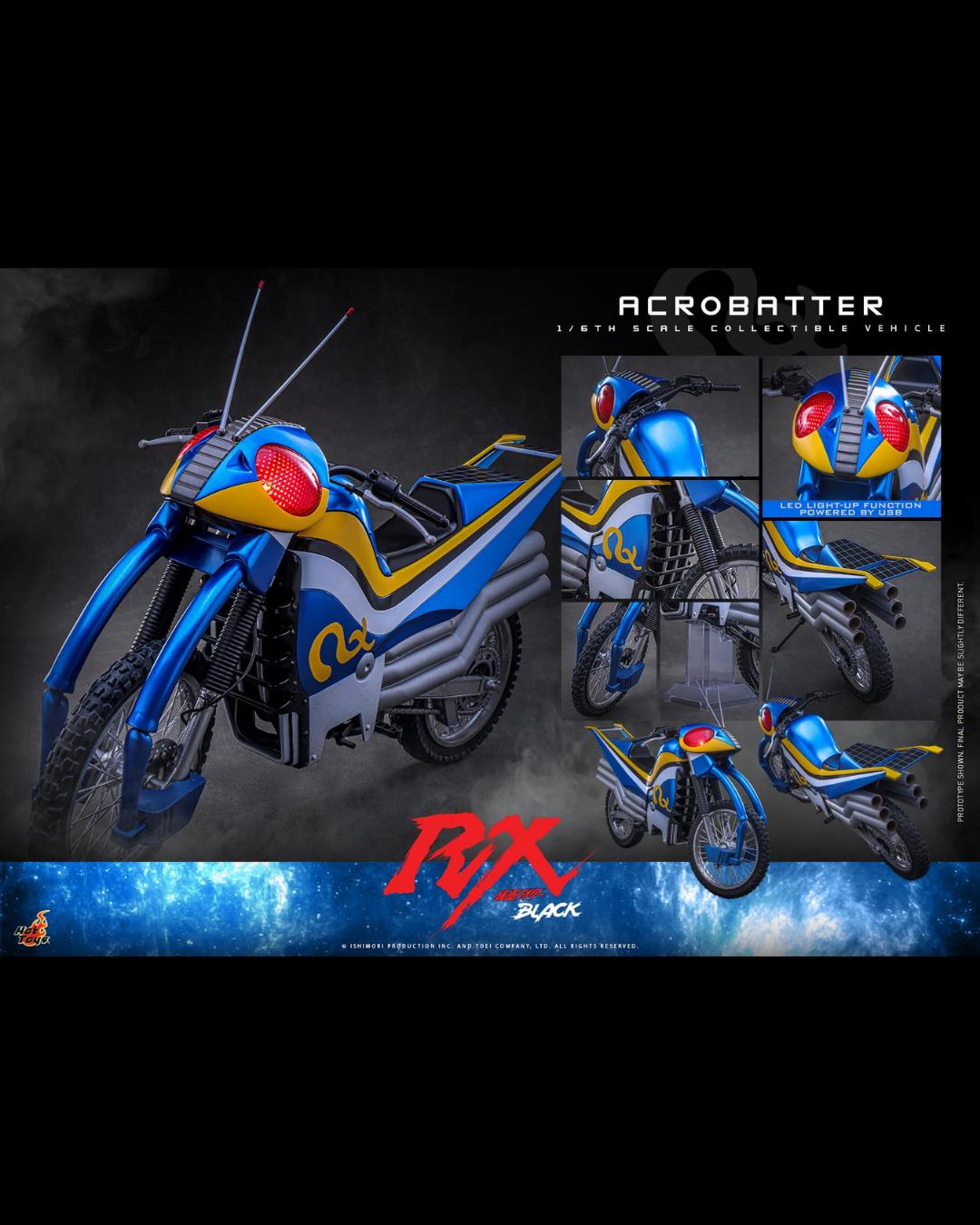 Hot Toys TMS182 1/6 Kamen Rider Black RX - Acrobatter