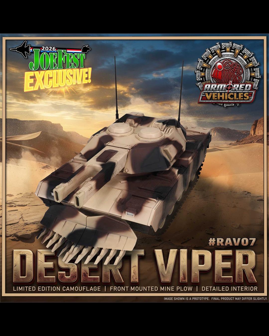 Ramen Toy RAV07 1/12 Armored Vehicles : Desert Viper Tank