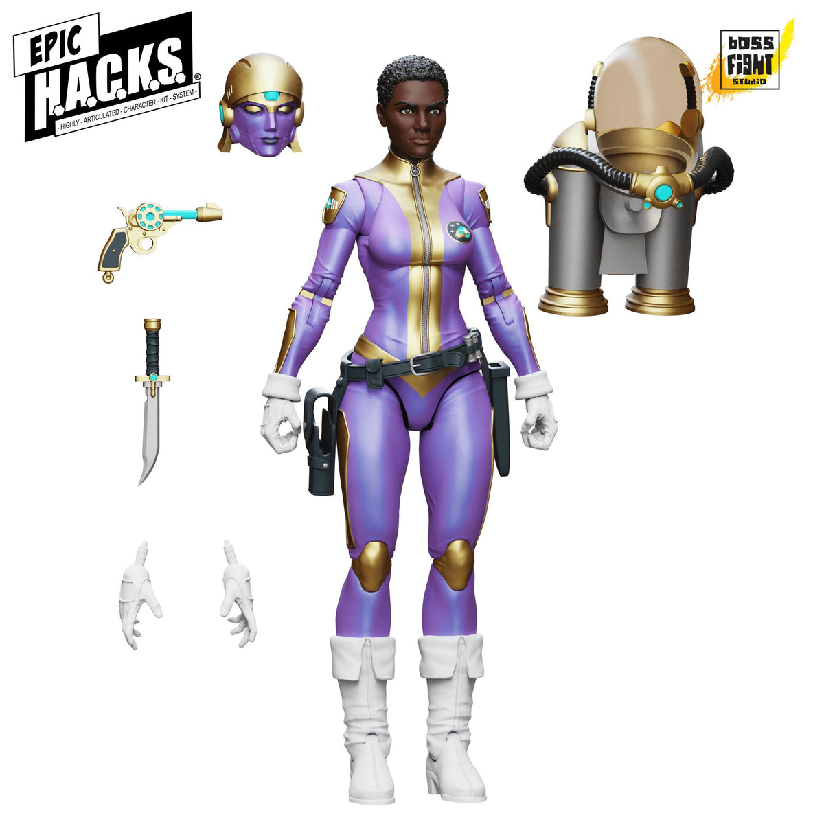 Boss Fight Studio 1/12 Epic HACKS Core Wave 1 Roxy London: Freelance Peacekeeper