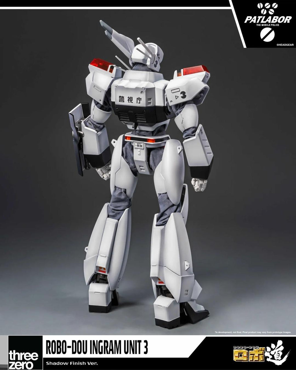 Threezero 3Z1096 ROBO-DOU Patlabor Ingram Unit 3 (Shadow Finish Ver.)