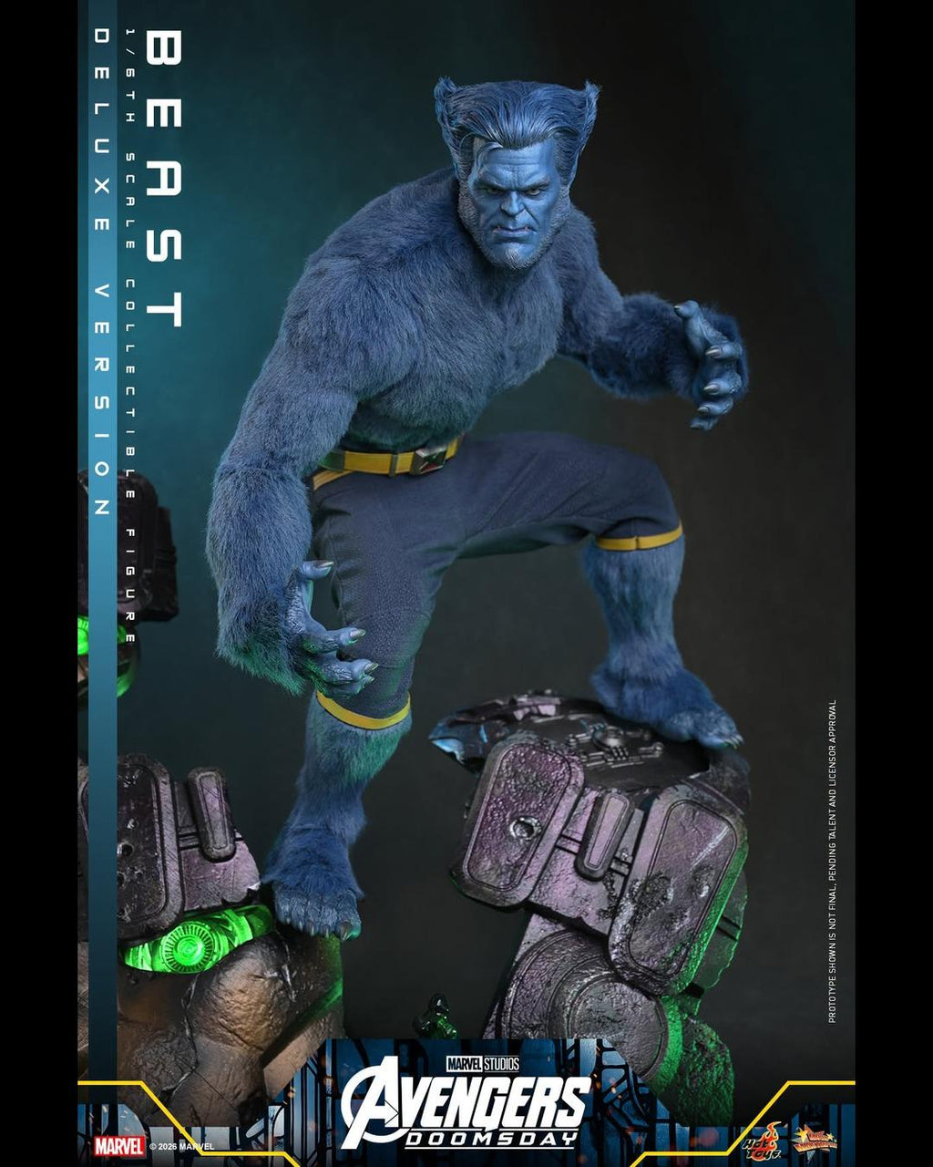 Hot Toys MMS921 1/6 Avengers Doomsday : Beast (DX Ver.)