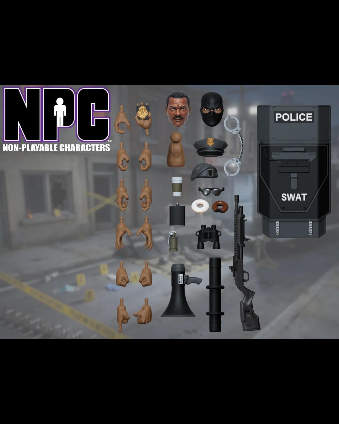 BigBadWorkShop 1/12 NPC : SWAT Accessory Kit (Ver. 01)