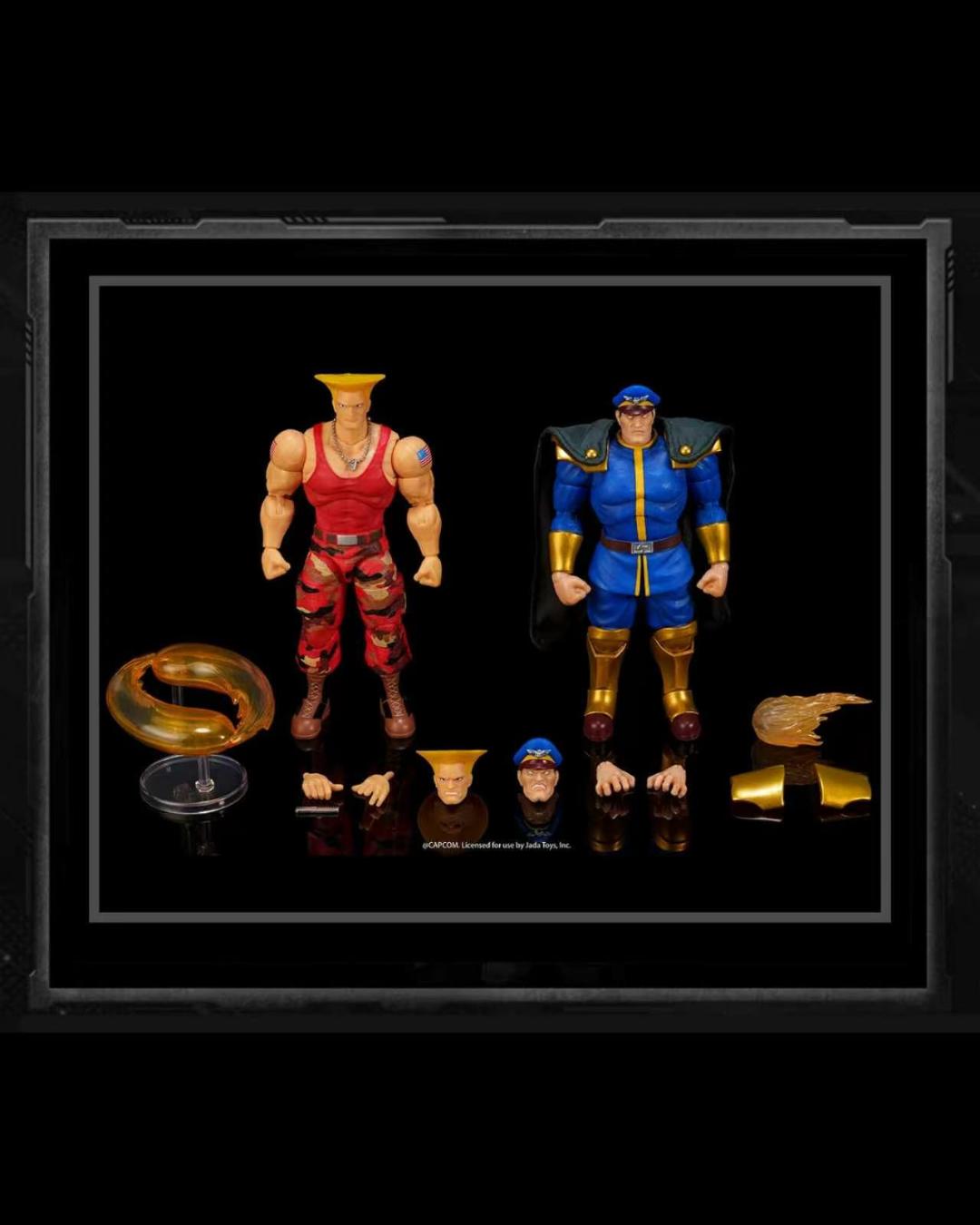 Jada Toys 1/12 Street Fighter II Guile vs M. Bison (2-Pack)
