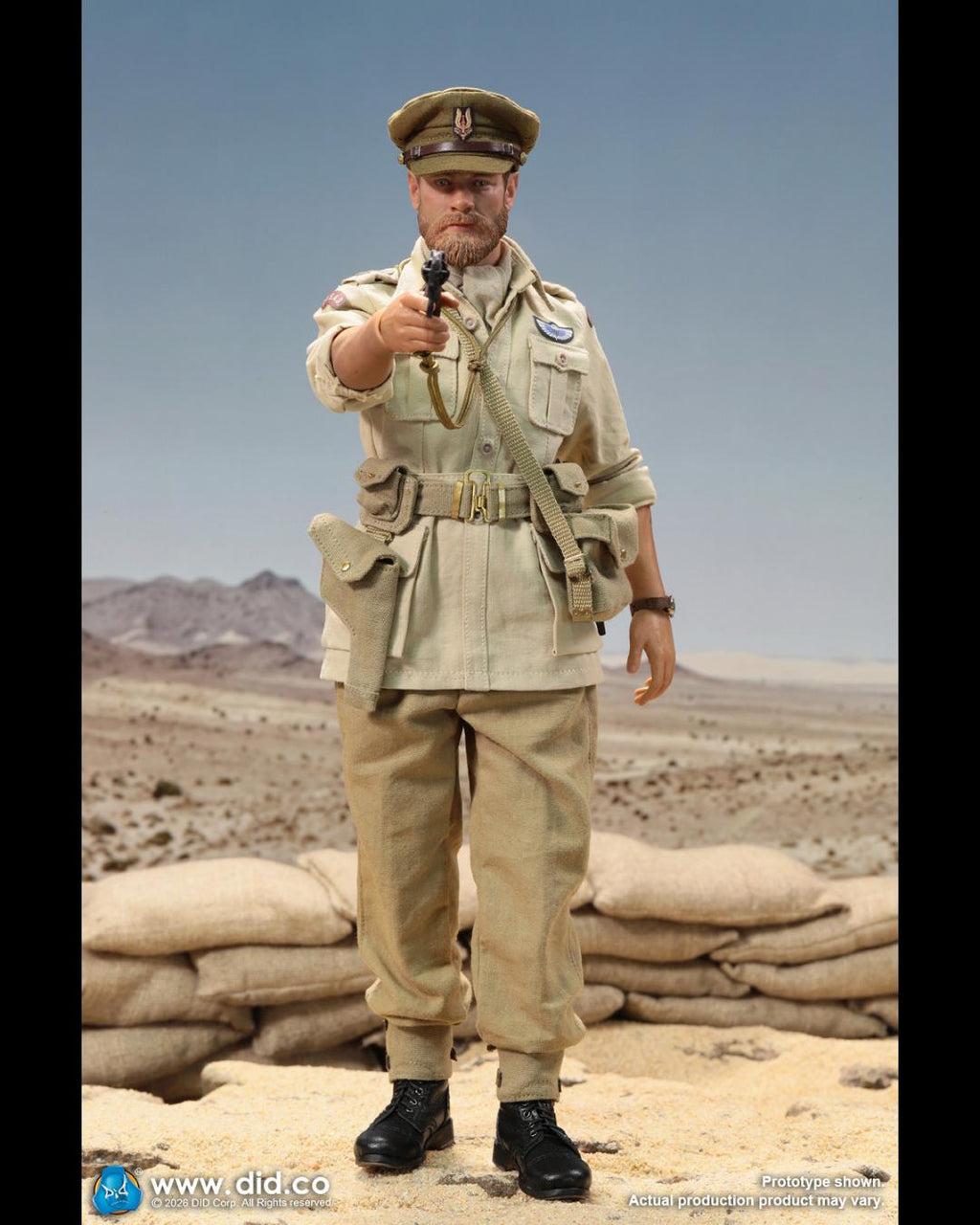 DID K80197 1/6 WWII British SAS Special Forces Colonel - Ala