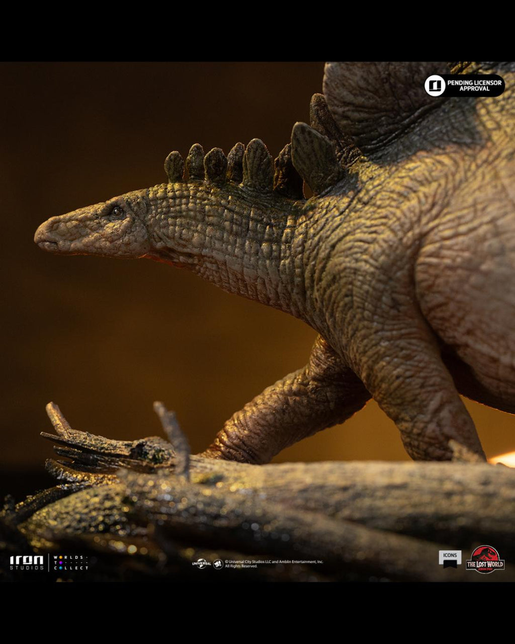 Iron Studios ICONS The Lost World Jurassic Park - Stegosaurus