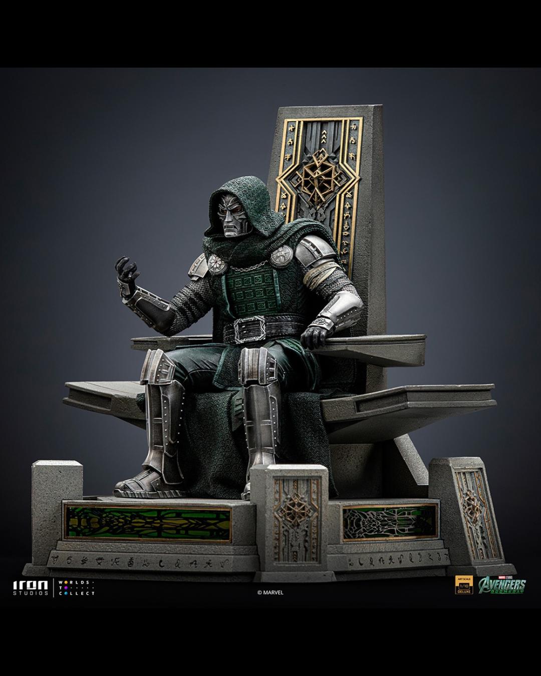 Iron Studios Art Scale 1-10 Avengers Doomsday : Doctor Doom on Throne (Deluxe)