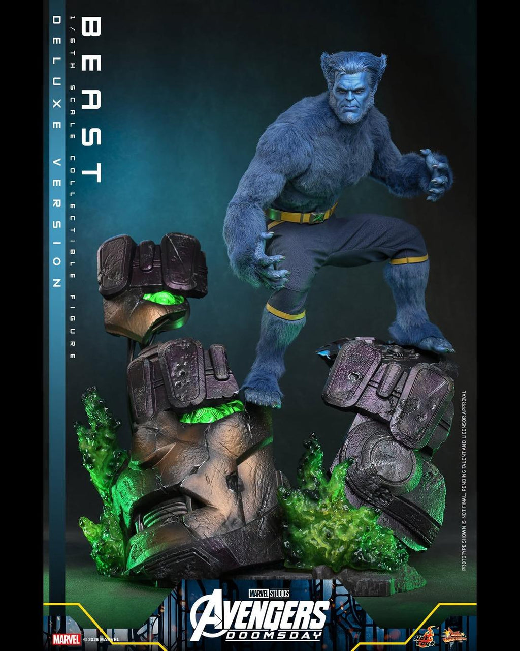 Hot Toys MMS921 1/6 Avengers Doomsday : Beast (DX Ver.)