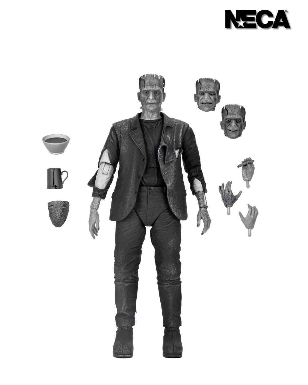 NECA 7" Universal Monsters Ultimate Frankenstein's Monster (Black & White)