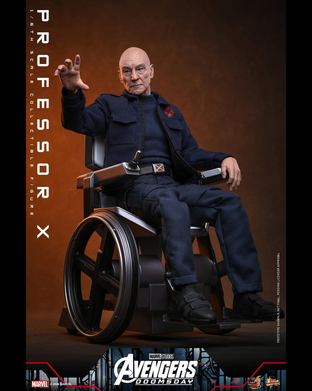Hot Toys MMS917 1/6 Avengers Doomsday Professor X