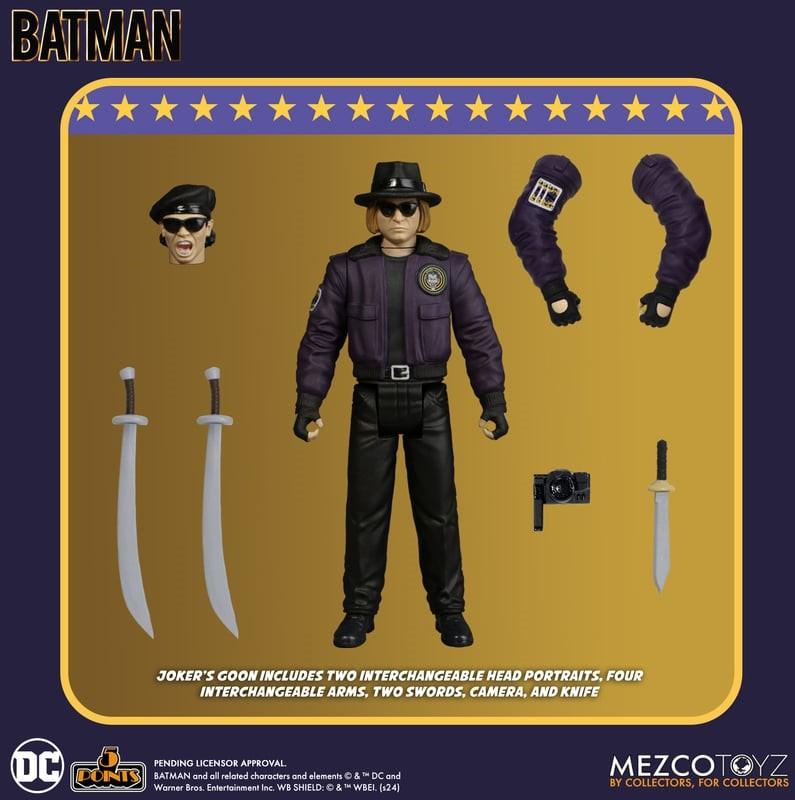 Mezco Toyz 5 Points Batman (1989): Deluxe Set