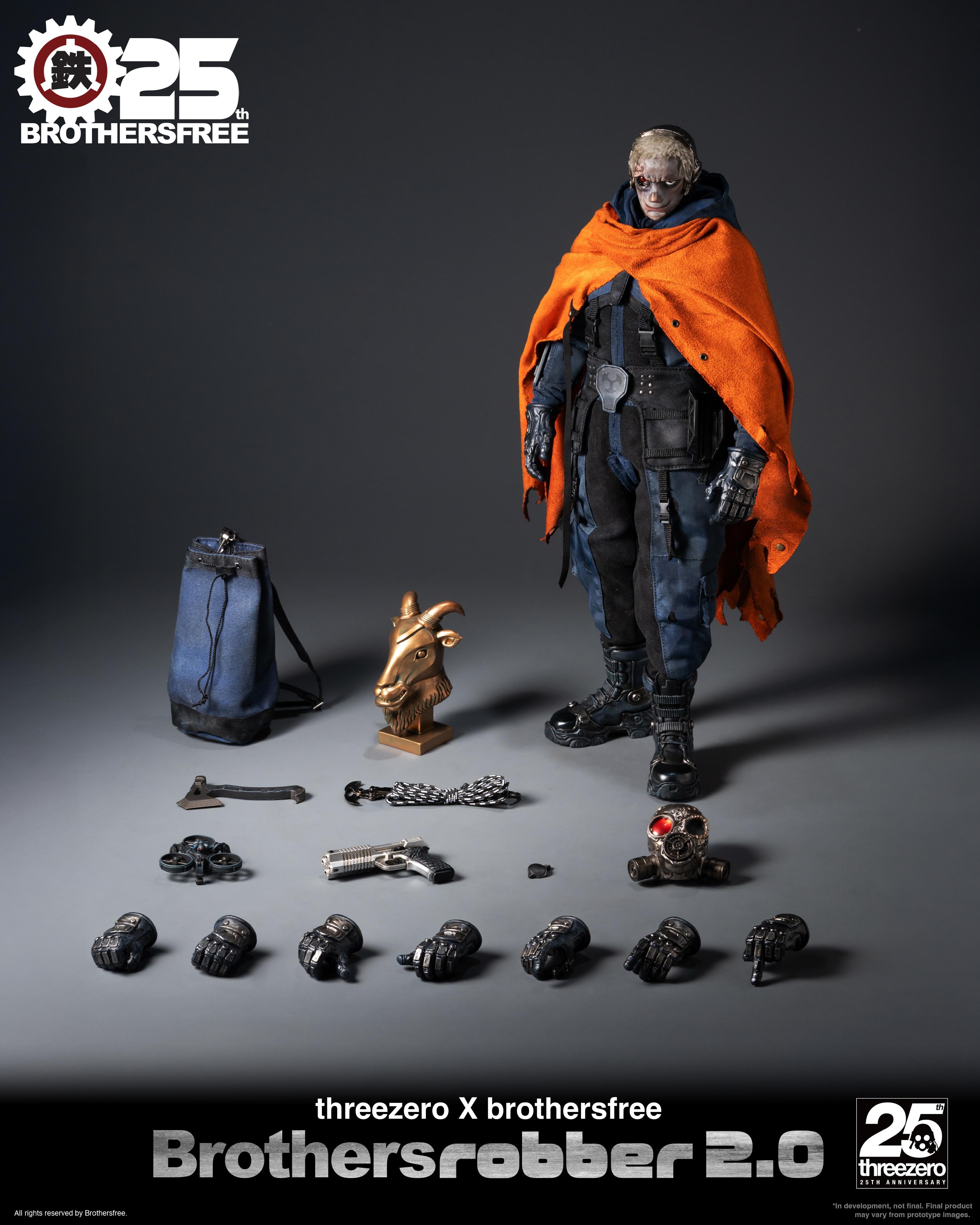 Threezero 3Z1074 Brothersfree 1/6 Brothers Robber 2.0