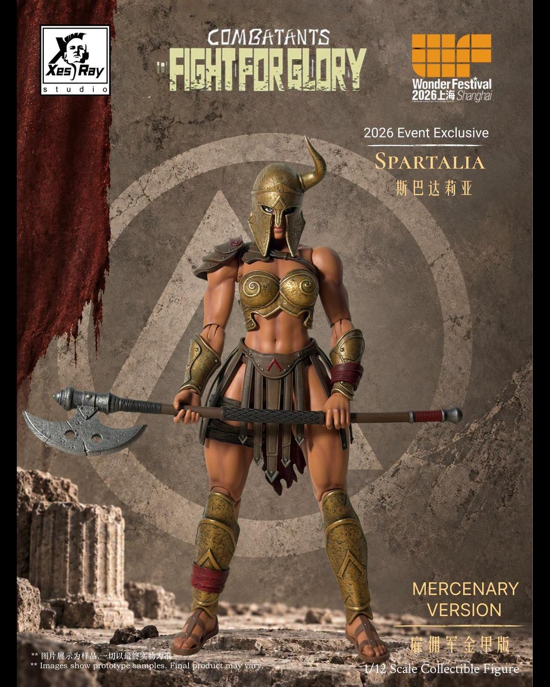 XesRay Studio 1/12 Combatants Fight For Glory : Spartalia (WF 2026 Exclusive)