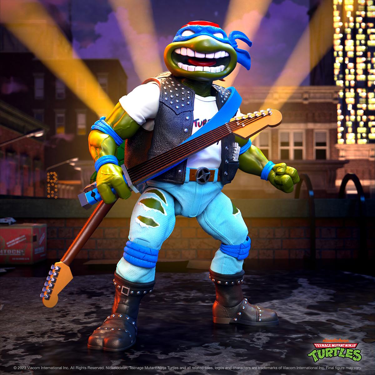 Super7 ULTIMATES! TMNT Wave 10 Classic Rocker Leonardo