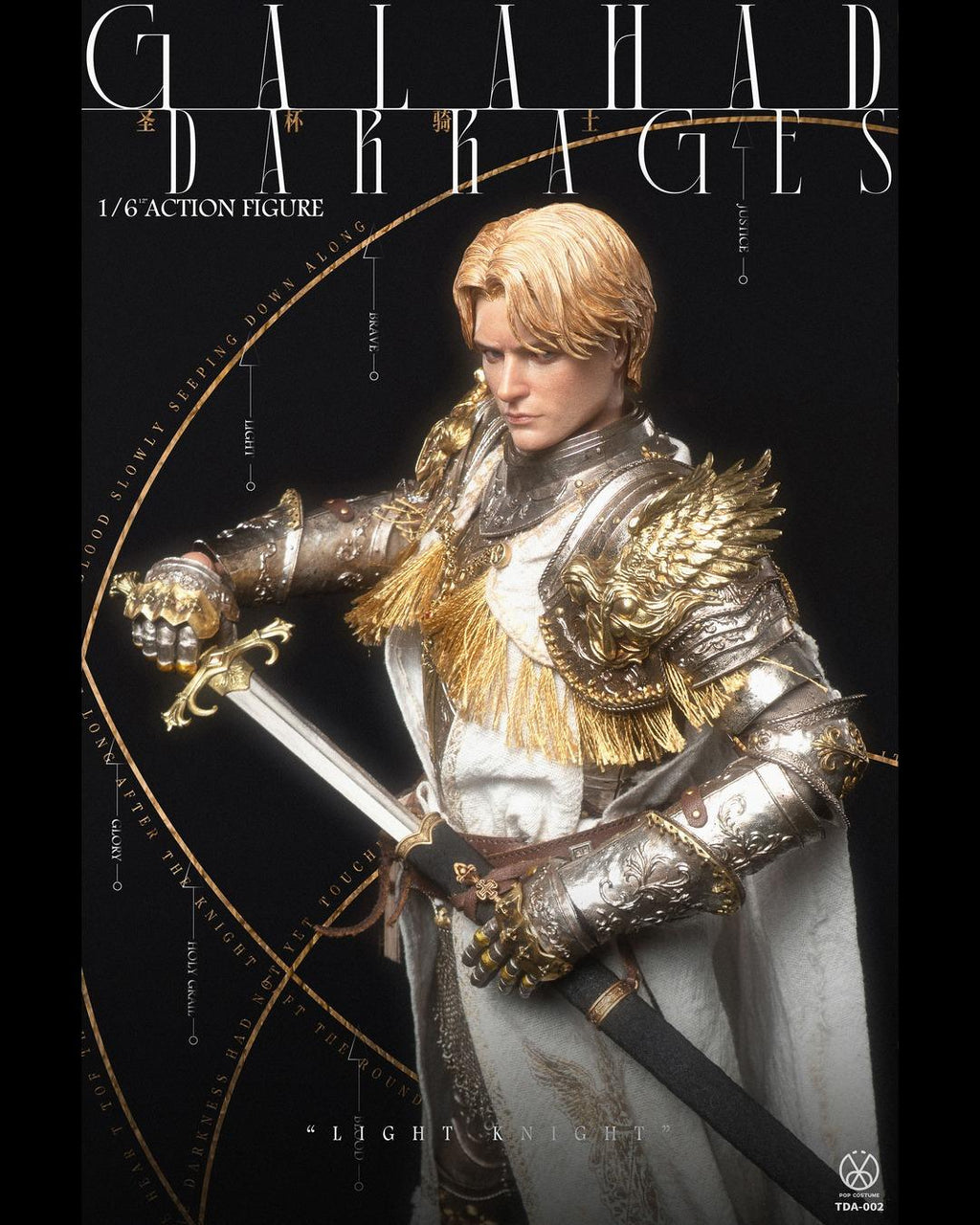 POP COSTUME TDA-002 1/6 Dark Ages : Sir Galahad the Pure