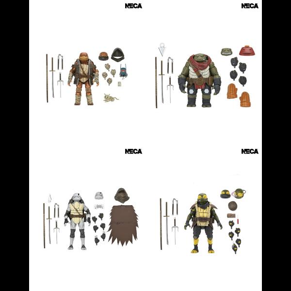NECA 7" Scale TMNT The Last Ronin II Re-Evolution Ultimate Turtles (Set of 4)