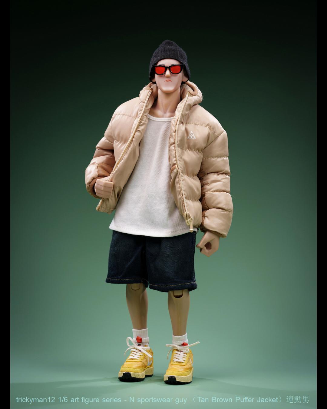 trickyMan12 FB-10150-D 1/6 N Sportswear Guy (Tan Brown)