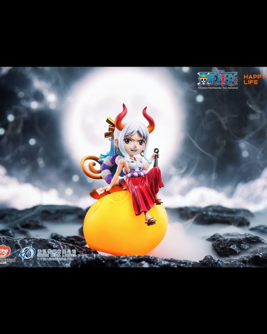 HAPPY LIFE HL-0506 One Piece Devil Fruit Series Voice-Activated Night Lamp - Yamato