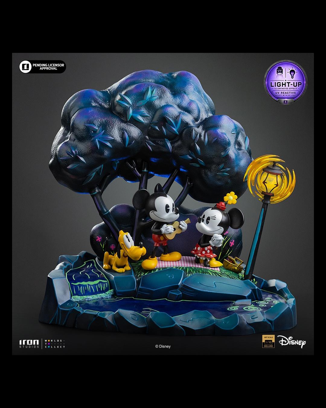 Iron Studios Art Scale 1/10 Disney Classics Mickey, Minnie & Pluto's Day at the Park (Deluxe)