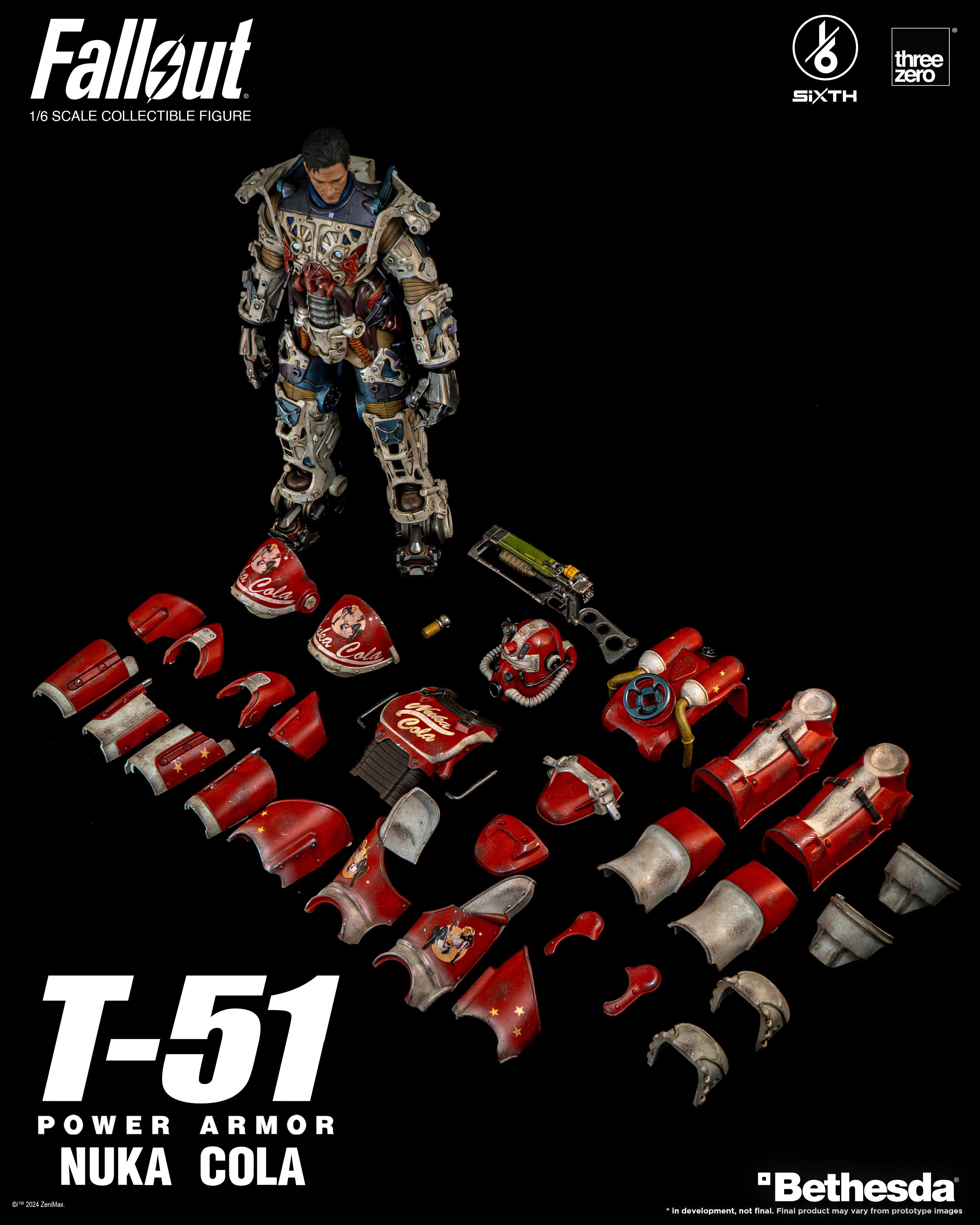 Threezero 3Z0773 1/6 Fallout T-51 Nuka Cola Power Armor