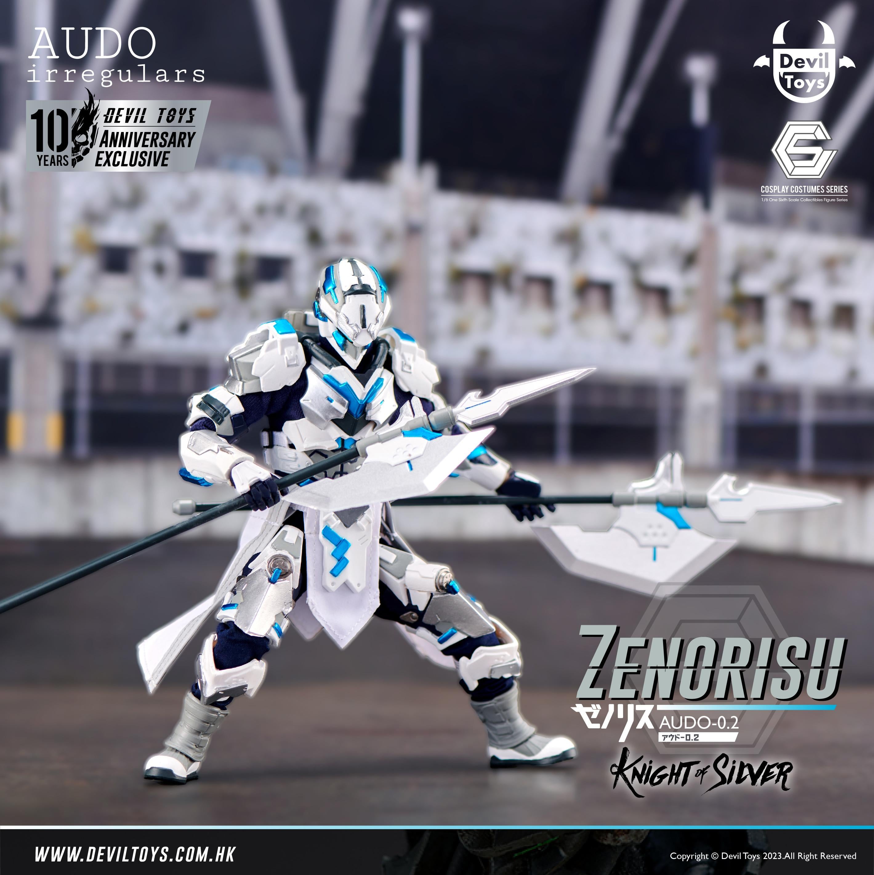 Devil Toys x AUDOirregulars 1:12 Zenorisu (Knight of Silver Form)