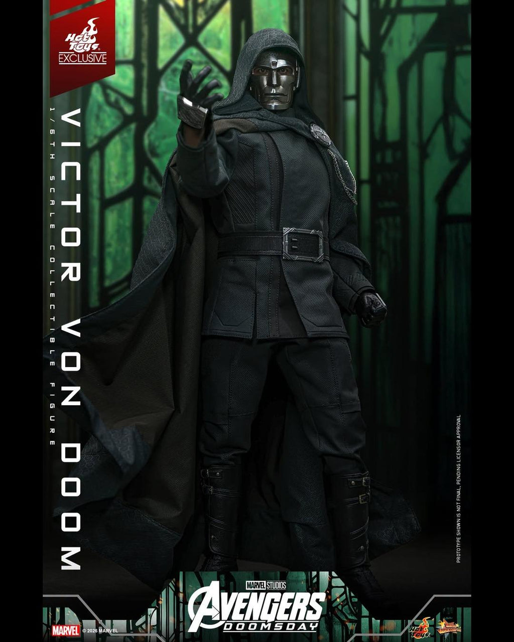 Hot Toys Exclusive MMS902 1/6 Avengers Doomsday : Victor Von Doom