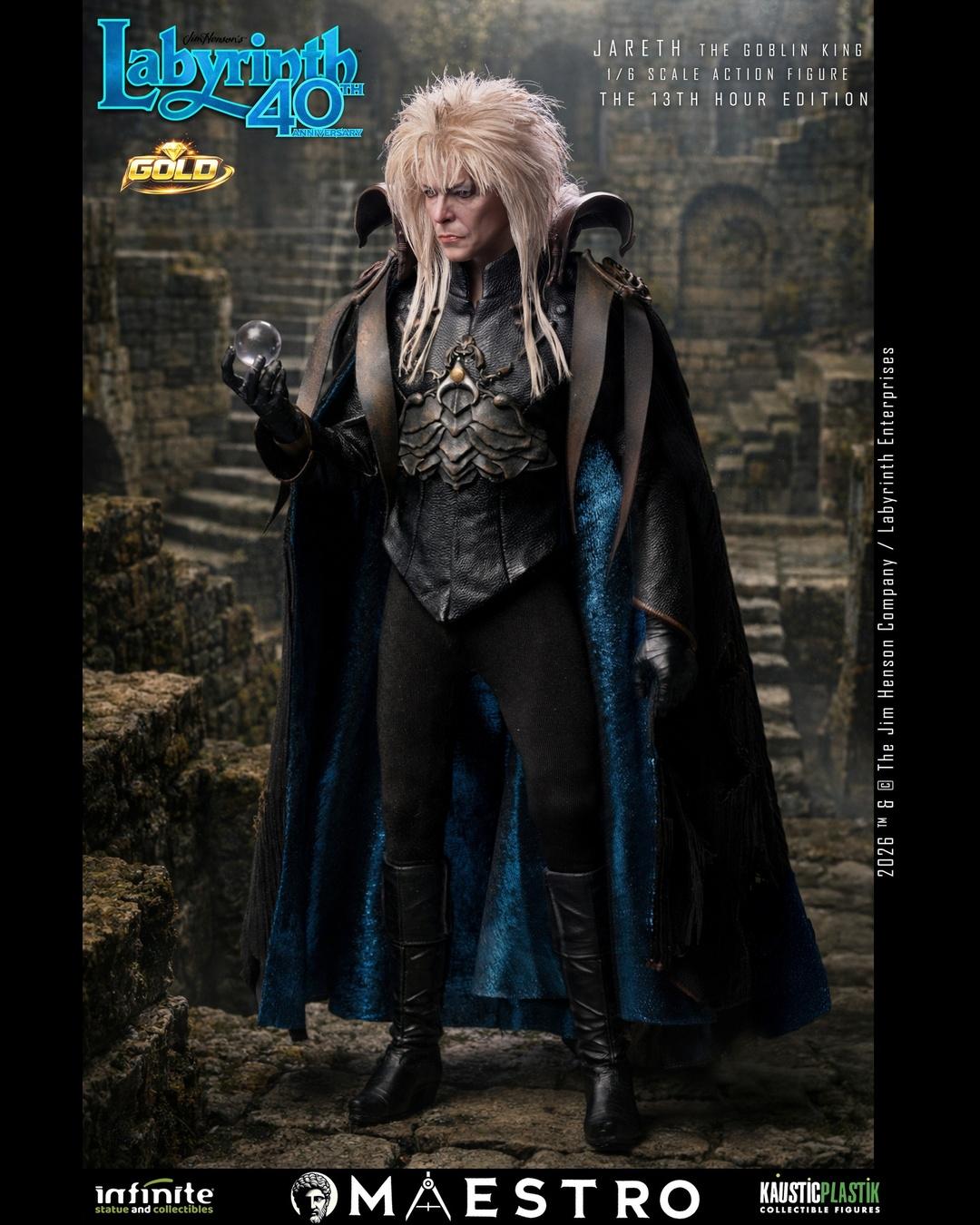 Infinite 1/6 Labyrinth Jareth the Goblin King (13th Hour Gold Edition)