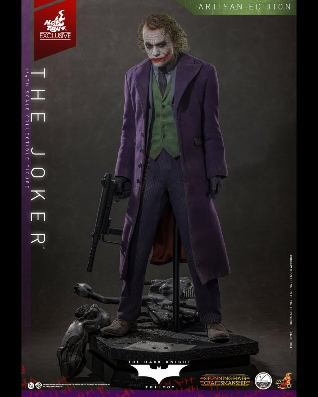Hot Toys Exclusive QS028AE 1/4 The Dark Knight - The Joker 2.0 (Artisan Edition)