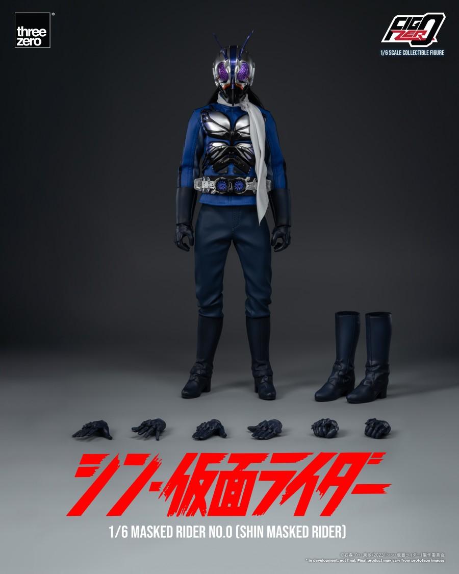 Threezero 3Z0489 1/6 FigZero Masked Rider No.0 (SHIN MASKED RIDER)