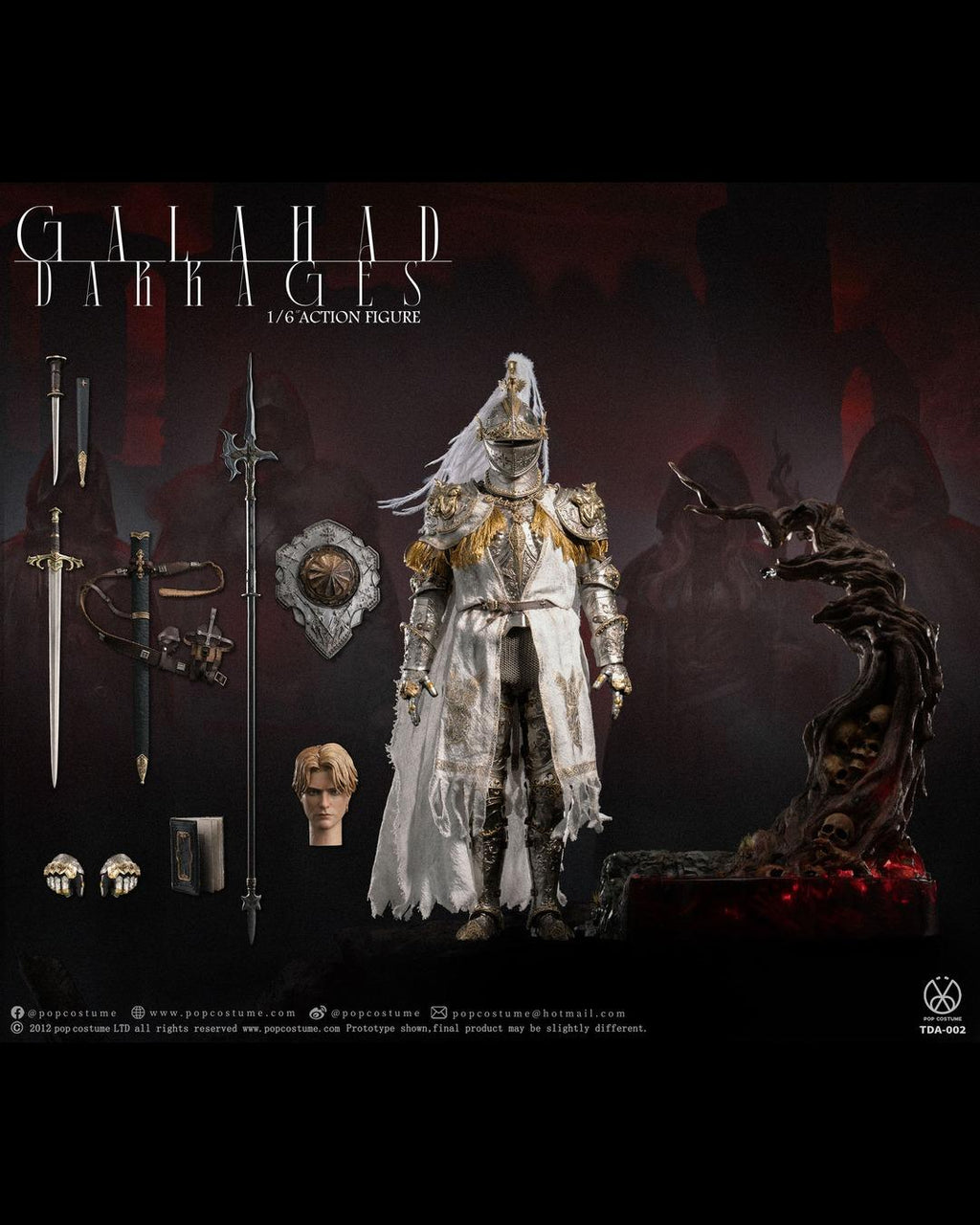 POP COSTUME TDA-002 1/6 Dark Ages : Sir Galahad the Pure