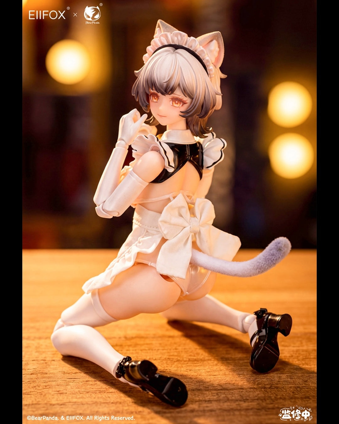 BearPanda x Eiifox 1/12 Little Pudding Cat Maid (Bonus Edition)