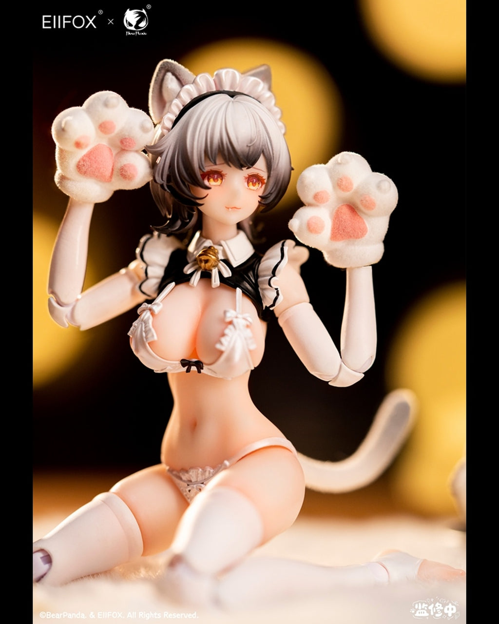 BearPanda x Eiifox 1/12 Little Pudding Cat Maid (Bonus Edition)