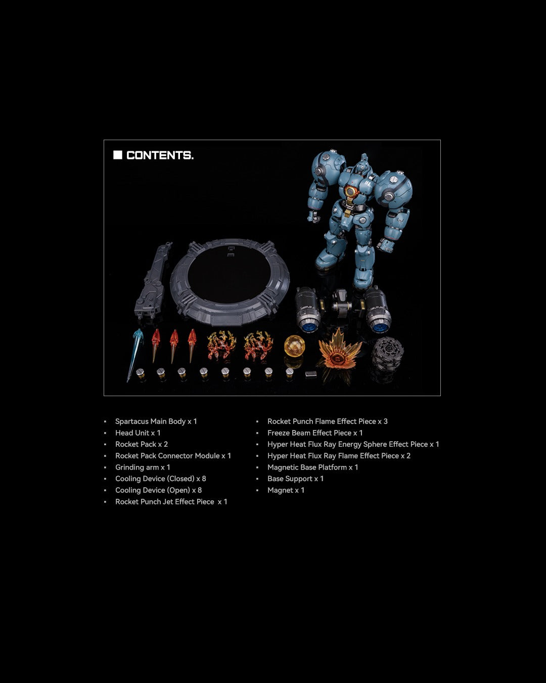 HEATBOYS HB0083 MechaHeat Stellar Expansion Spartacus