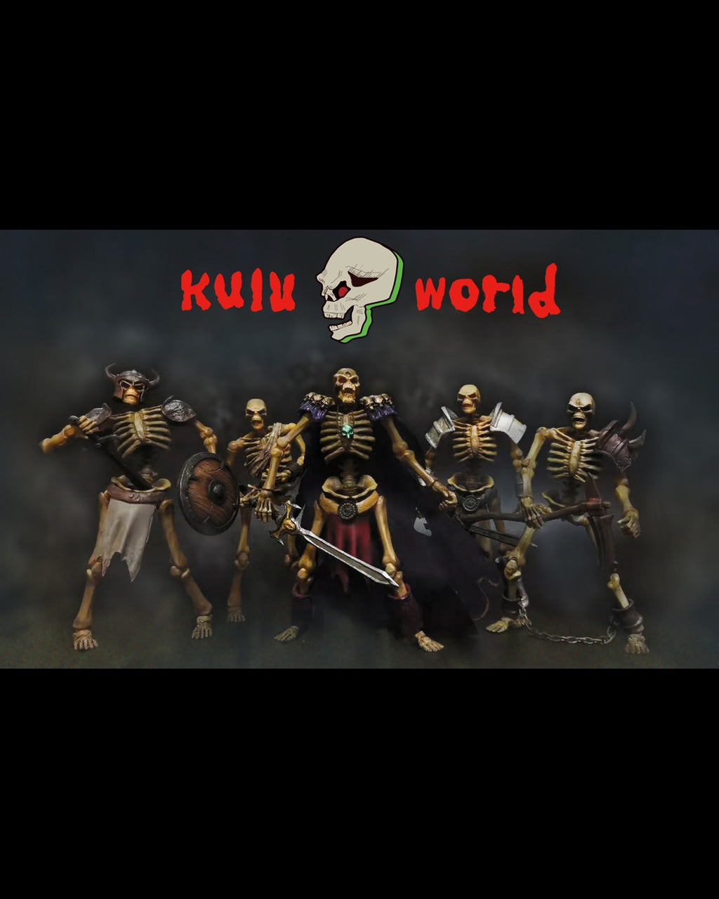 Kulu World 1/12 Skeleton Figure (Eyes)