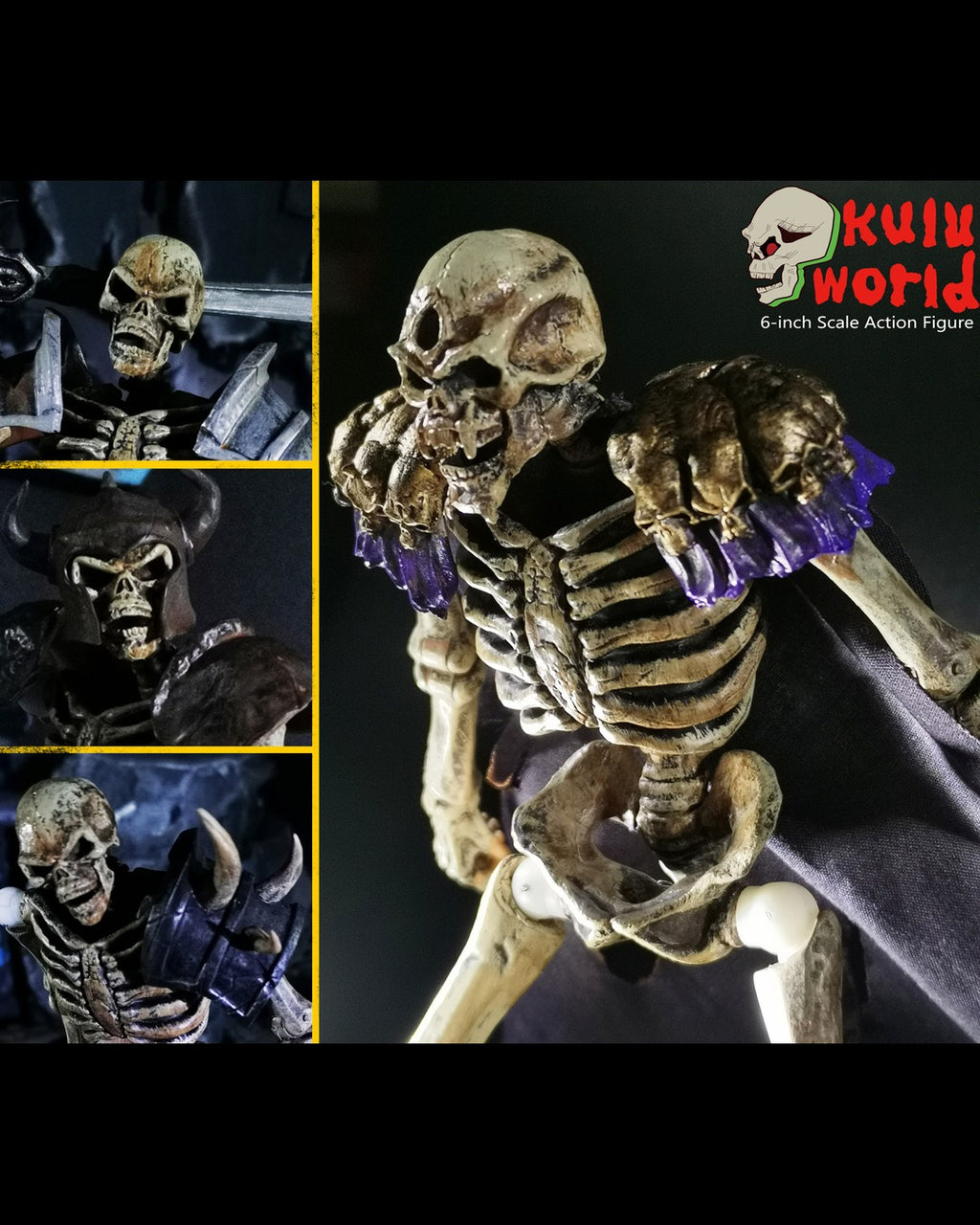 Kulu World 1/12 Skeleton Figure (Eyes)