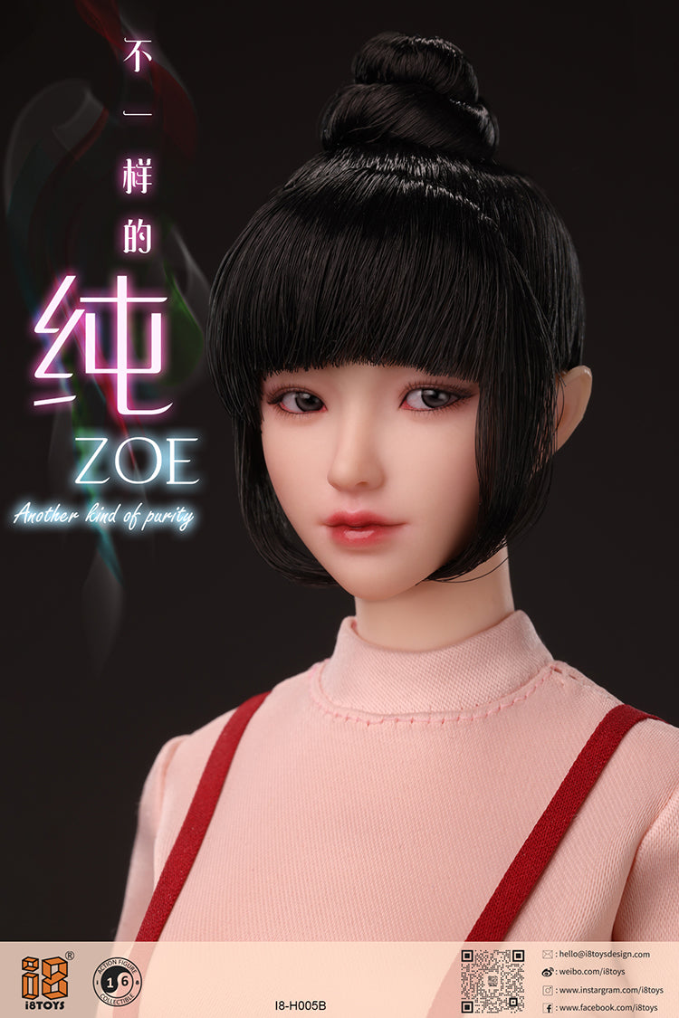 i8TOYS i8-H005 1/6 Out of School Series Zoe Head Sculpture (Movable Eyes) - i8-H005B