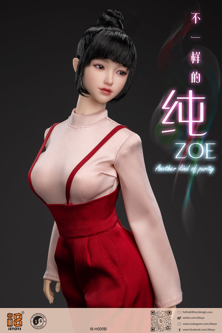i8TOYS i8-H005 1/6 Out of School Series Zoe Head Sculpture (Movable Eyes) - i8-H005B