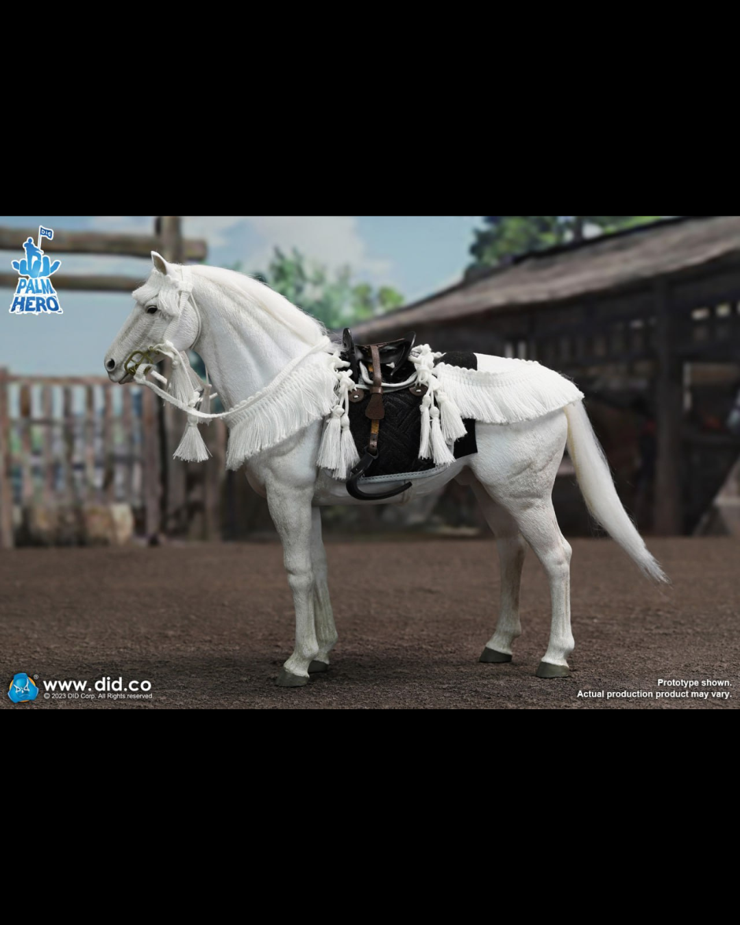 DID XH80021 1/12 Palm Hero White Horse