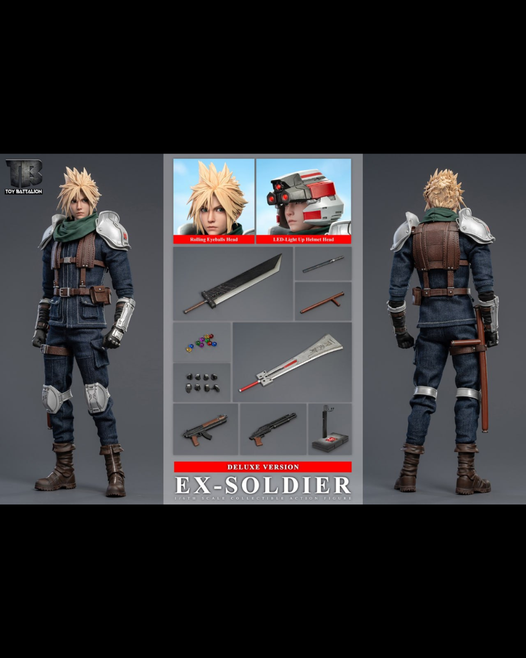 TOYS BATTALION TB025-B 1/6 Ex-Soldier (Deluxe Ver.)