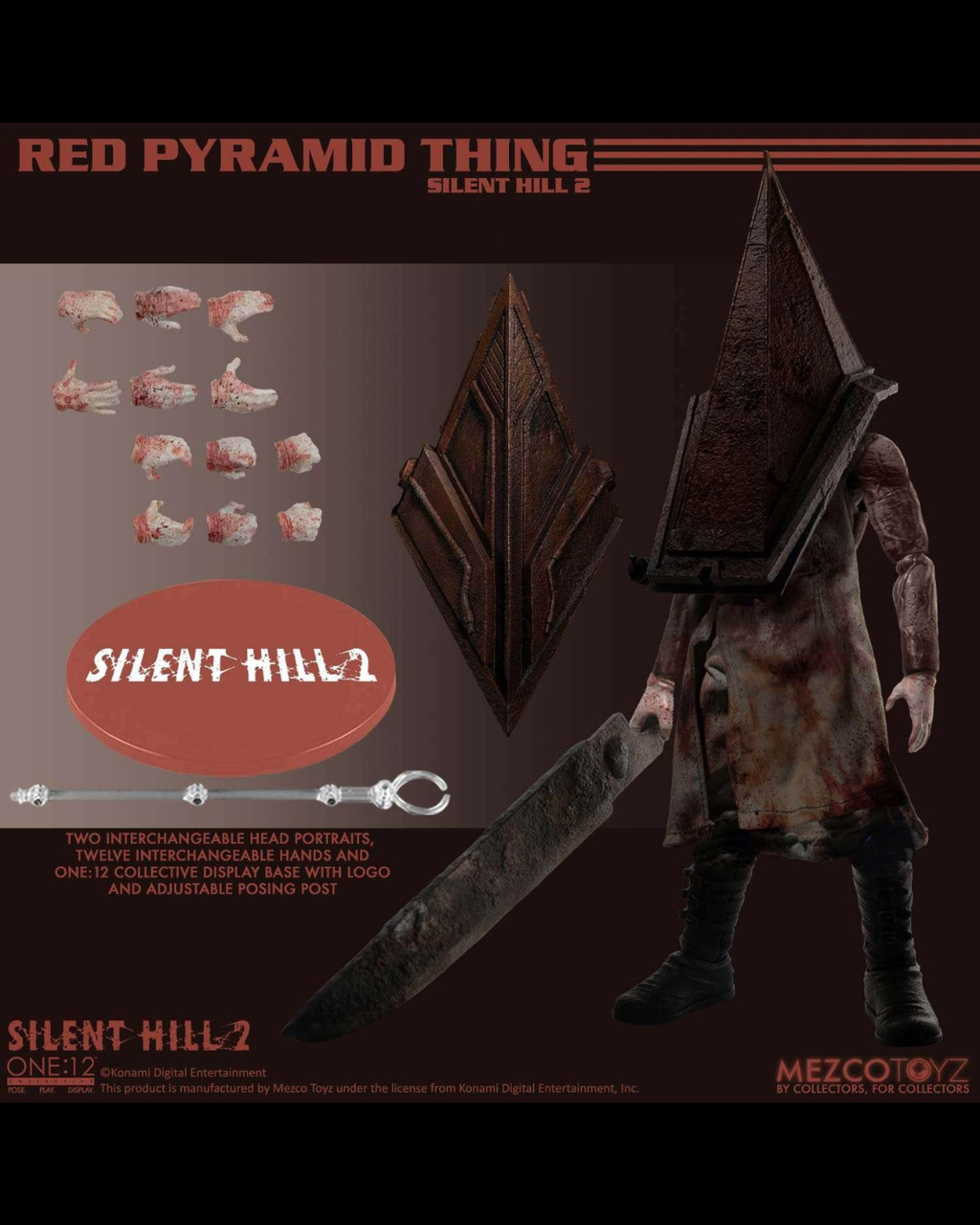 MEZCO ONE:12 Collective Silent Hill 2: Red Pyramid Thing