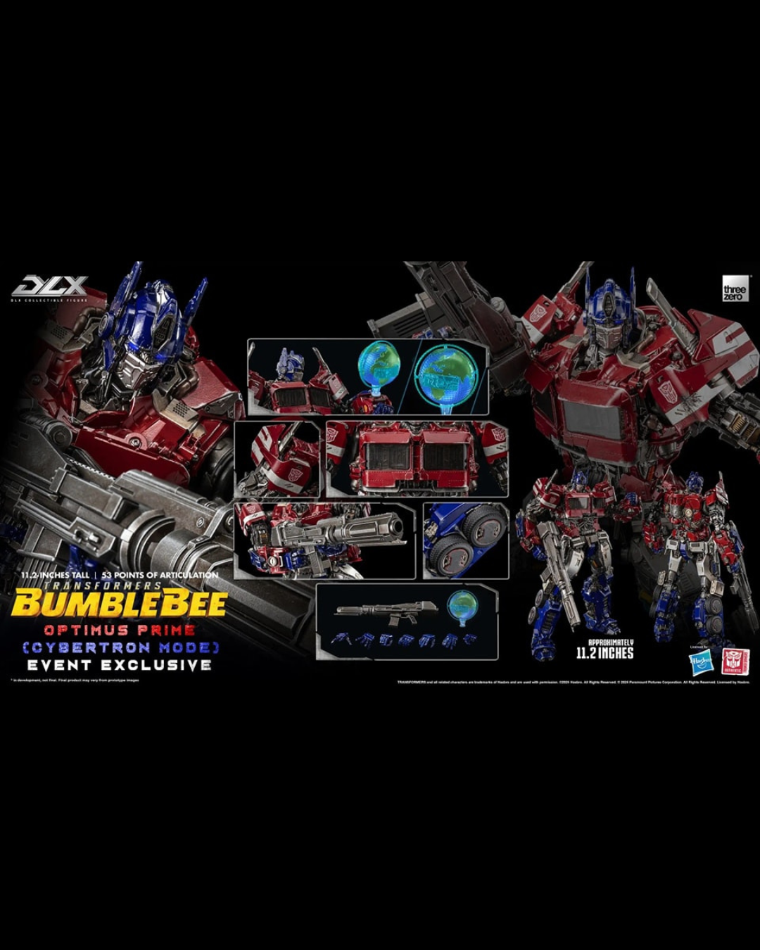 Threezero 3Z0930 Transformers: Bumblebee DLX Optimus Prime (Cybertron Mode) Event Exclusive