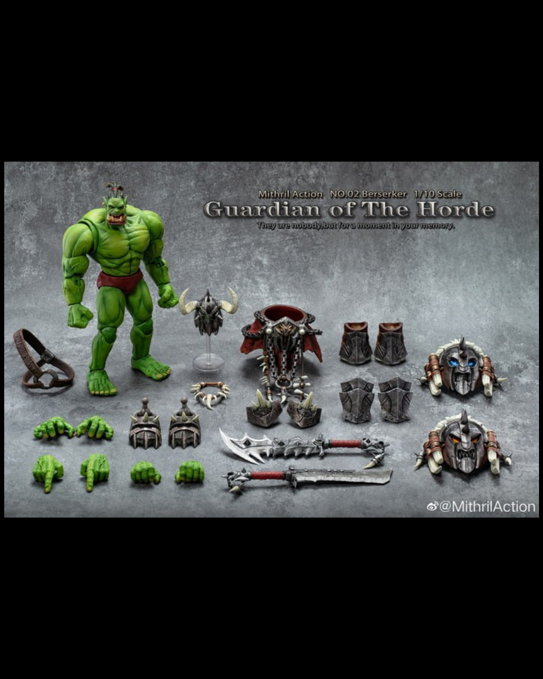 Mithril Action No.02 1/10 Guardian of the Horde Berserker Orc