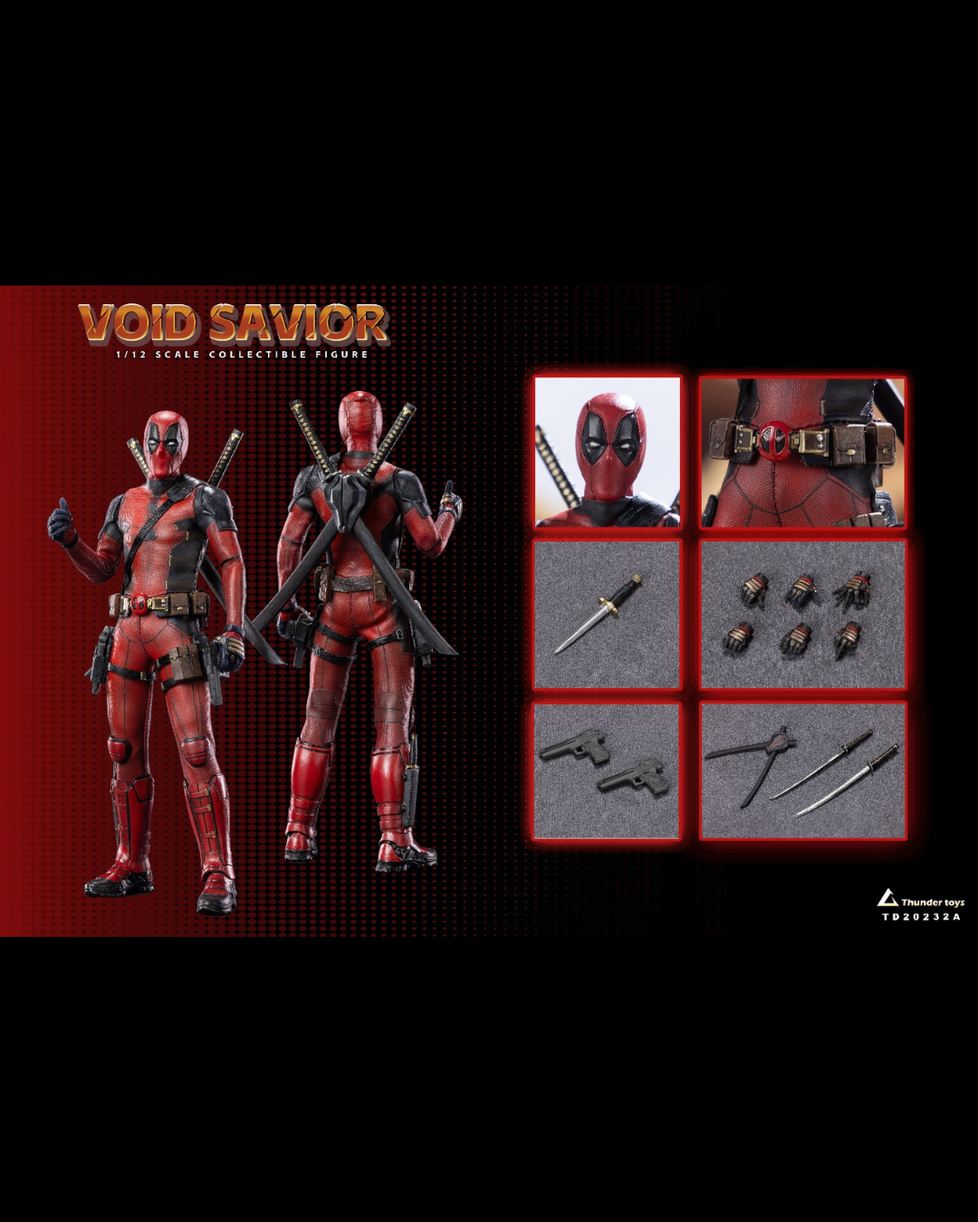 Thunder Toys TD20232A 1/12 The Void Savior (Red Ninja)